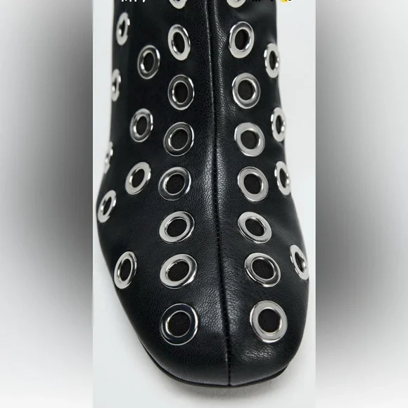 NWT Zara Metal Grommet Bootie - Picture 5 of 5